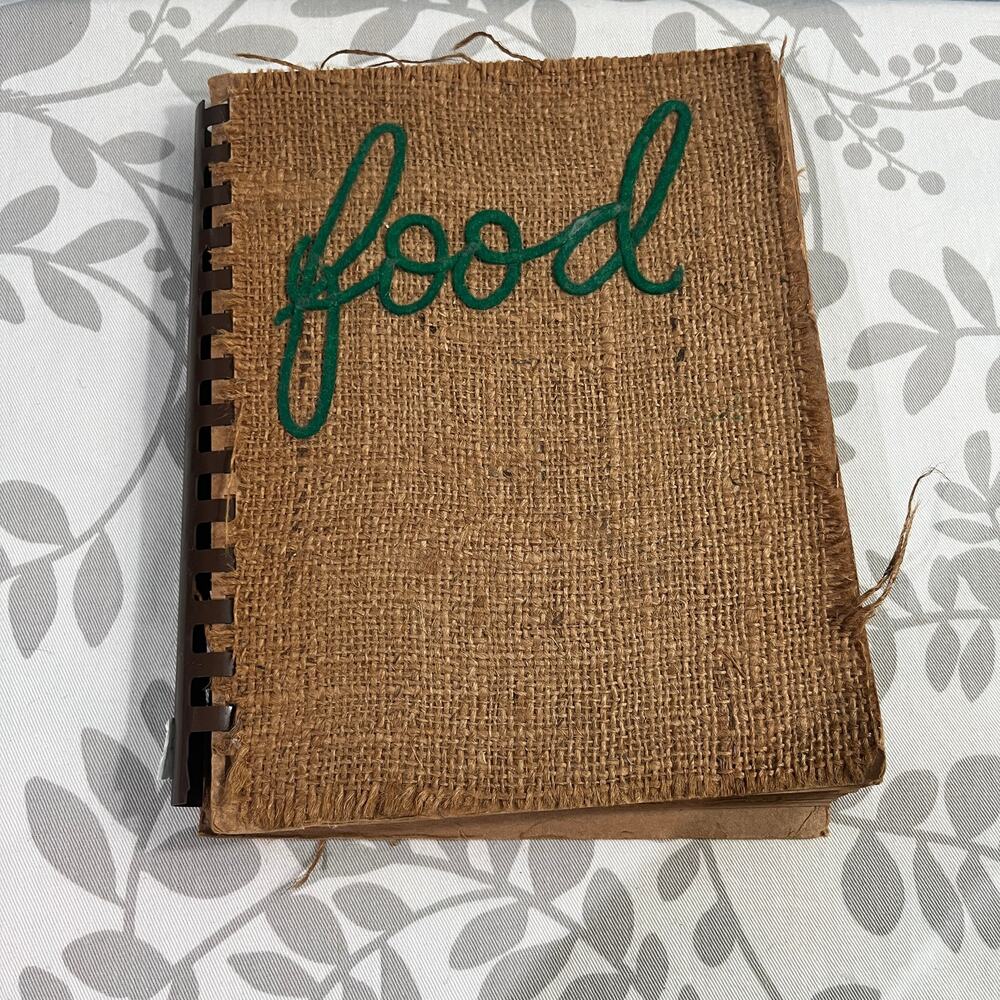 1960 Ribault Garden Club of the Beaches Cookbook 1st Ed Burlap Community Recipes